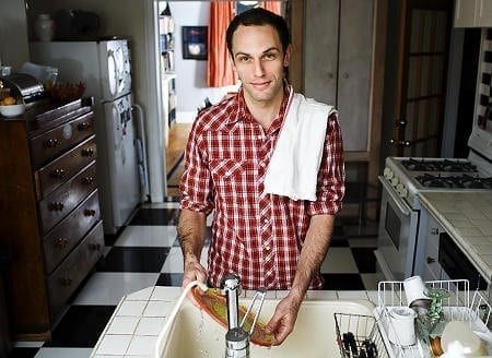 Single Man Only Cleans Dirty Dishes Moments Before Using Them To Cook Again