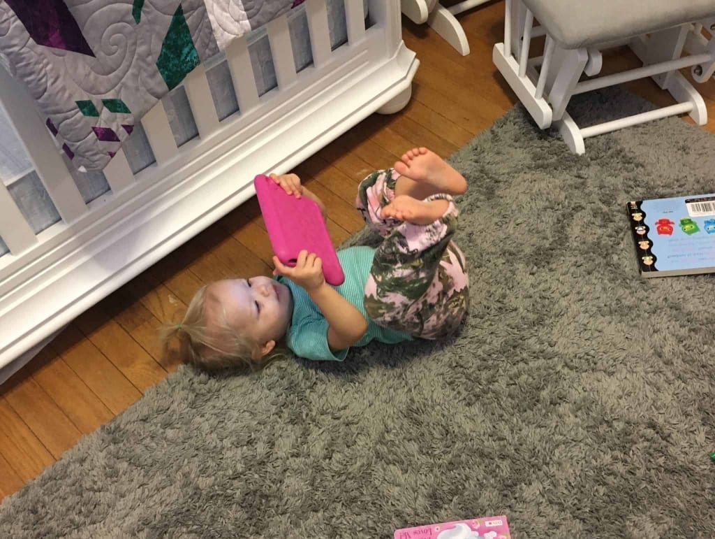 Negligent Mother Passes Technology Addiction To Newborn WordBrothel