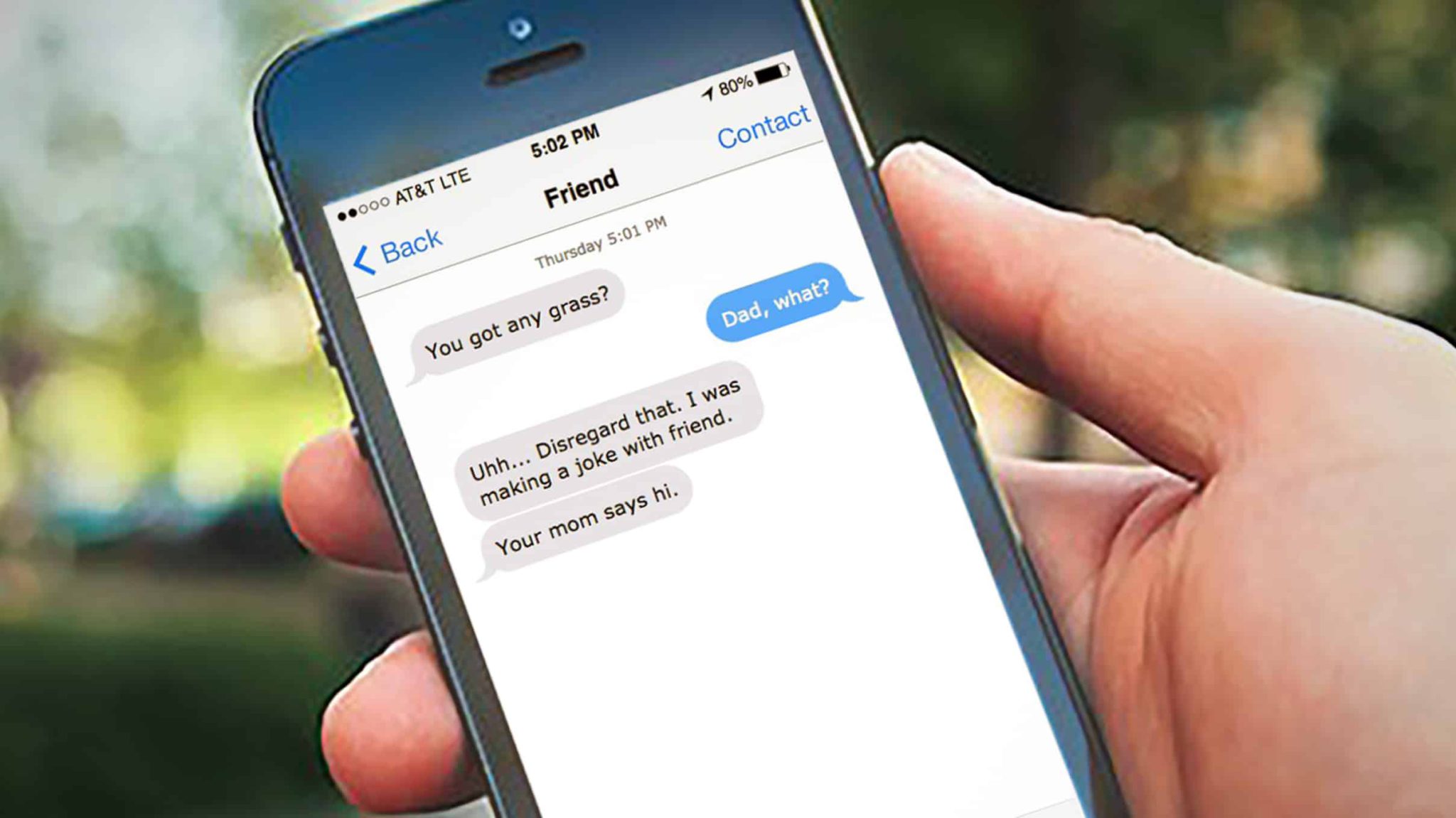 Sneaky Texting: 10 Phrases Your Dad May Be Using To Text About Weed
