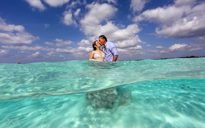 Susana And Jovant Destination Wedding At El Cielo Cozumel Mex