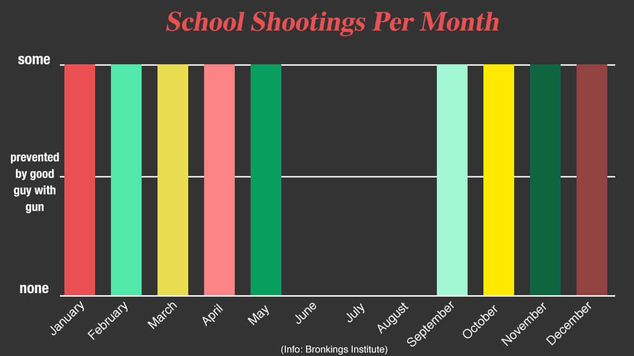 School Shootings Hit Record Low This Summer Despite Unchanged Gun Laws