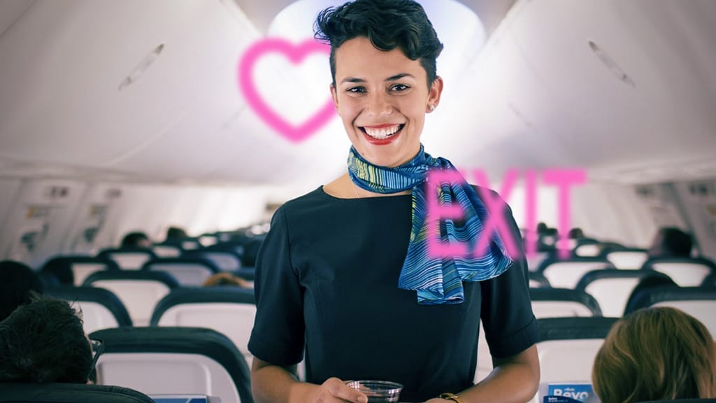 Guide: Is Your Flight Attendant Flirting Or Trying To Get You To Open An Emergency Exit?