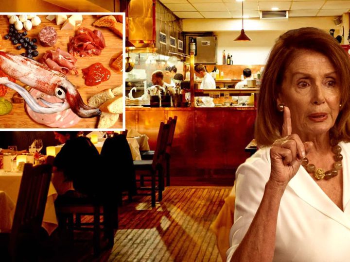 Pelosi Urges Caution In Removing Writhing Squid Meat From Charcuterie Spread