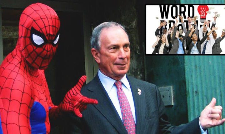 Word Brothel Endorses Michael Bloomberg! Unrelated, Bloomberg Pumps Word Brothel With Huge Cash Injection