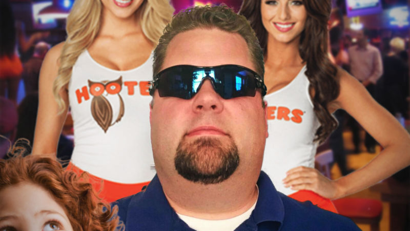 Dad Wears Formal Oakleys To Hooters Fundraiser