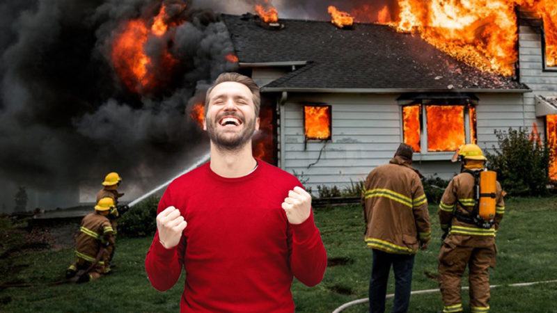 Tragic House Fire Saves Man From Zoom NYE Countdown