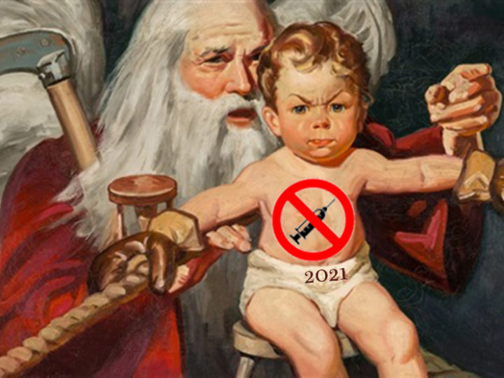 Father Time Refusing To Vaccinate Baby New Year