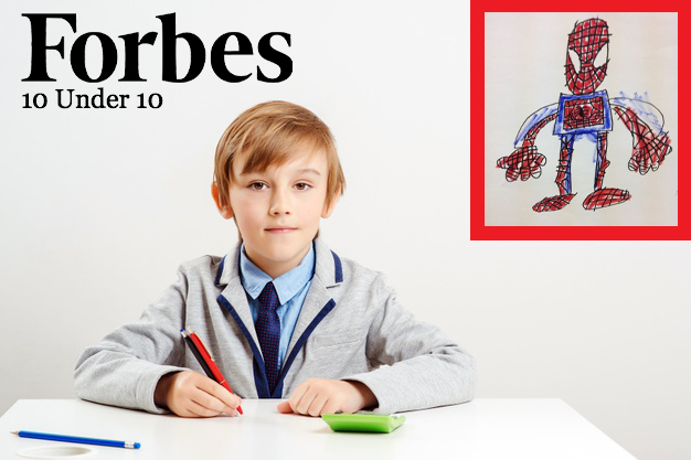 Kid Hawking Hand-Drawn Marvel Characters In Home Room Makes Forbes 10 Under 10 List