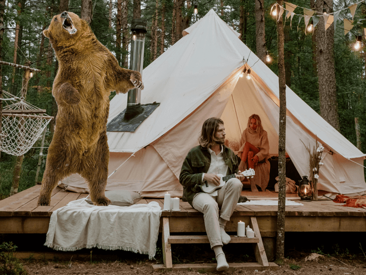 Glampers Comfortably Mauled By Bear