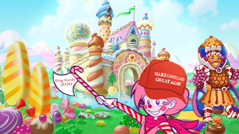 Candyland’s King Kandy Refuses To Commit To Peaceful Transition Of Power